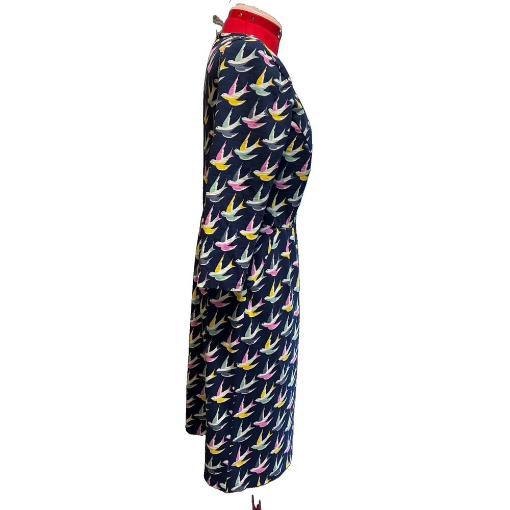 Boden Women’s Blue Bird Dress Size 6 - Picture 5 of 8